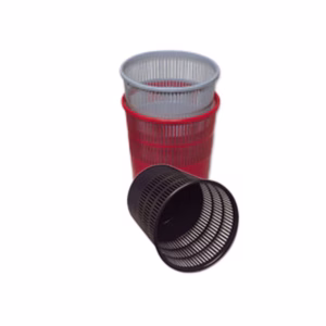 Cestino gettacarte - traforato - altezza 31,5 cm - diametro 30 cm - 15 L - nero - Methodo