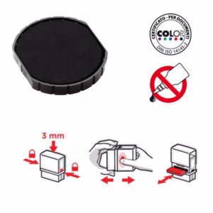 Tampone di ricambio E/pocketstamp R40 - nero - Colop