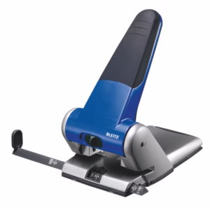 Perforatore 5180 - passo 8 cm - max 65 fogli - 2 fori - blu - Leitz