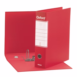 Registratore Oxford G83 - dorso 8 cm - commerciale 23x30 cm - rosso - Esselte