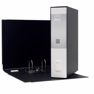 Registratore Dox 2 - dorso 8 cm - protocollo 23x34 cm - bianco - Esselte