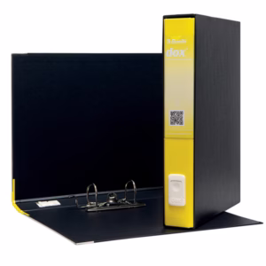 Registratore Dox 5 - dorso 5 cm - protocollo 23x34 cm - giallo - Esselte