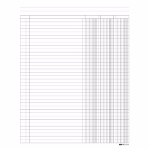 Registro a 3 colonne - 31 x 24cm - 100 fogli - Edipro