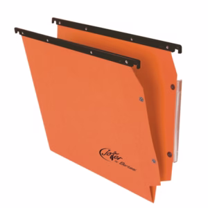 Cartella sospesa Joker - armadio - interasse 33 cm - fondo V - 32,6x28 cm - arancio - Bertesi