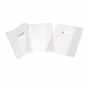 Coprimaxi Supercristallo liscio - 21x30cm - PVC - 200micron - trasparente - senza alette - Ri.plast