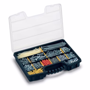 Valigetta portaminuterie ProOrganizer 16" - 39,5 x 30,5 x 6 cm - PPL - trasparente/nero - Terry