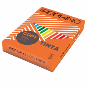 Carta Copy Tinta - A4 - 80 gr - colori  forti arancio - Fabriano - conf. 500 fogli