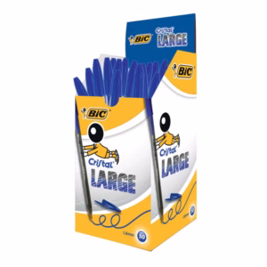Penna sfera Cristal® Large - punta 1,6 mm - blu - Bic - conf. 50 pezzi