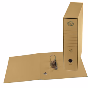 Registratore Eco New - dorso 8 cm - protocollo 23 x 33 cm - camoscio - Brefiocart