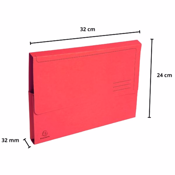 Cartellina con tasca Forever - cartoncino ricilato - 24 x 32 cm - colori assortiti - Exacompta - conf. 5 pezzi - immagine 2