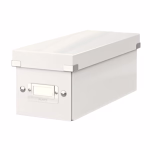 Scatola archivio Click & Store - per CD - 14,3x13,6,x35,2 cm - bianco - Leitz