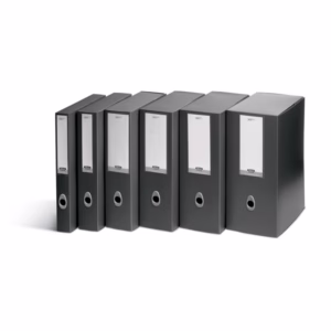 Scatola progetto Plus Vip - 34,5x24,5 cm - dorso 10 cm - grigio antracite - Fellowes