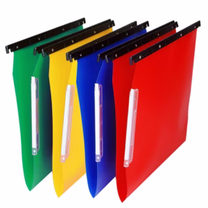 Cartella sospesa Cartesio PP - armadio - PPL - interasse 33 cm - fondo V - 32,6x28 cm - colori assortiti - Bertesi