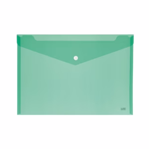 Busta con bottone - formato orizzontale - 24x18,5 cm - colori assortiti - Lebez