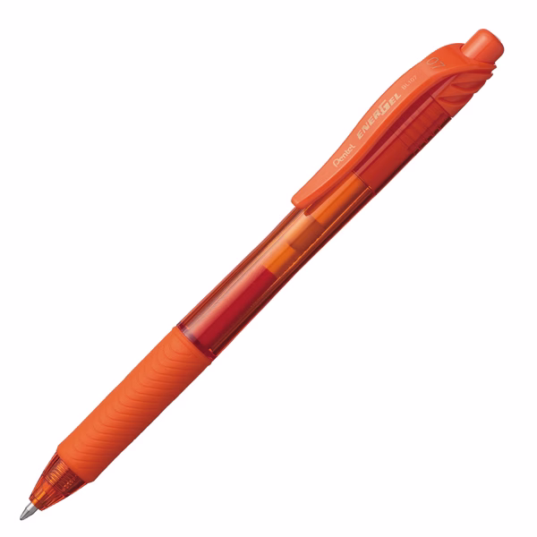 Roller a scatto Energel X BL 107 - punta 0,7mm - astuccio 4 colori assortiti - Pentel - immagine 3