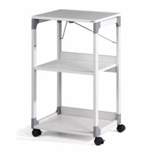 Carrello System - per videoproiettore - con ruote - 3 ripiani - 50,8 x 43,2 x 88,2 cm - grigio - Durable