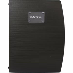 Portamenù Rio - 1 inserto doppio incluso - A4 - 24 x 34 cm - nero - Securit