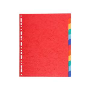 Separatore Forever - 12 tacche - cartoncino riciclato 220 gr - A4 maxi - multicolore - Exacompta