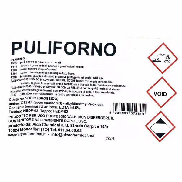 Sgrassante Puliforno - Alca - flacone da 1 L - immagine 2