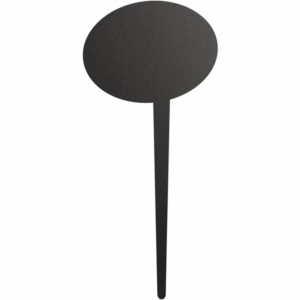 Silhouette Tags - formato fumetto - nero - Securit - set 5 pezzi