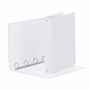 Raccoglitore Meeting - 4 anelli tondi 30 mm - dorso 4 cm - 22x30 cm - PPL - bianco - Esselte