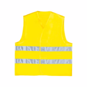 Gilet alta visibilità GILP2 - poliestere - taglia L - giallo fluo - Deltaplus