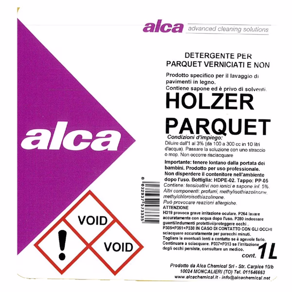 Detergente Holzer Parquet - Alca - flacone da 1 L - immagine 2