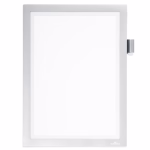Cornice adesiva Duraframe Note - pannello magnetico - A4 (21 x 29,7 cm) - argento - Durable