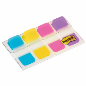 Segnapagina Post it® Index Strong Mini - 676-AYPV-EU - 15,8 x 38 mm - colori vivaci - Post it® - conf. 40 pezzi