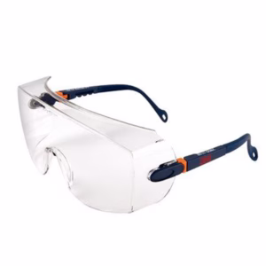 Sovraocchiali di protezione serie 2800 - policarbonato - montatura blu scuro - lenti trasparente - 3M