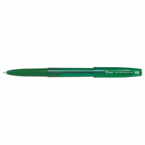 Penna a sfera Supergrip G con cappuccio  - punta 0,7mm - verde - Pilot