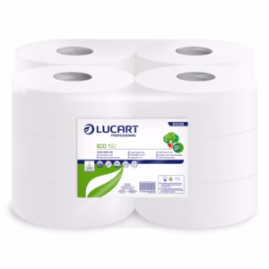 Carta igienica Eco Mini Jumbo - 2 veli - 15 gr - diametro 18 cm - 9,1 cm x 150 mt - Lucart