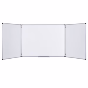 Lavagna magnetica Maya Trio - 90 x 240 cm (aperta) - bianco - Bi-Office