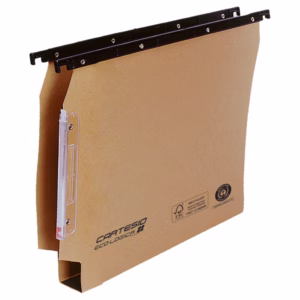 Cartella sospesa Cartesio Ecologica - armadio - 33 cm - fondo U 30 mm - 32,6 x 28 cm - avana - Bertesi