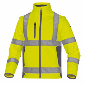 Giacca Softshell Moonlight 2 alta visibilità - poliestere - taglia XXL - giallo fluo - Deltaplus