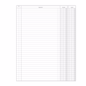 Registro Entrate-Uscite - 100 pagine - 31 x 24,5 cm - DU135800000 - Data Ufficio