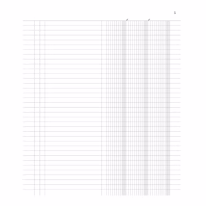 Registro inventari a 3 colonne - 96 pagine - 31 x 24,5 cm - DU135100000 - Data Ufficio