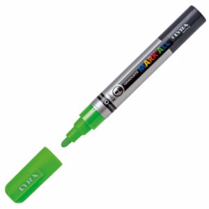 Marcatore a base d'acqua Graduate Mark All  - punta tonda 2mm - verde fluo - Lyra