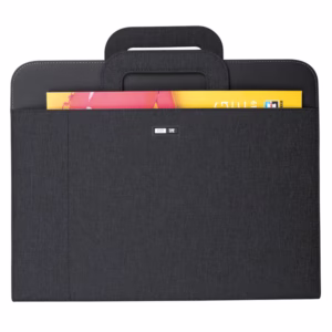 Portablocco - tessuto - c/anelli - nero - 28,5x36 cm - City Time