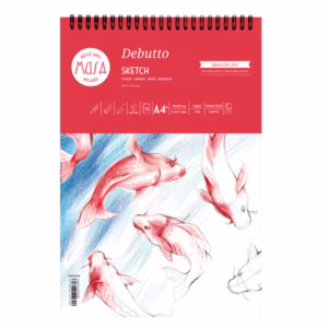 Blocco schizzi Debutto - A4 - 21 x 29,7 cm - 120 gr - 70 fogli - bianco - CWR