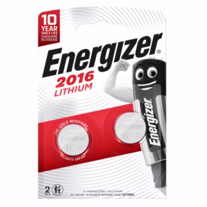 Pila CR2016 Lithium - 3V - Energizer - blister 2 pezzi