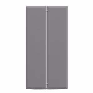 Pannello fonoassorbente Moody - 160 x 40 cm - grigio- Artexport