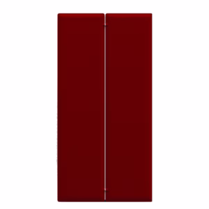 Pannello fonoassorbente Moody - 160 x 40 cm - rosso - Artexport
