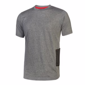 Magliette a maniche corte Road - taglia L - grigio scuro - U-Power - conf. 3 pezzi