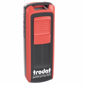 Timbro tascabile Pocket Printy 9511 - personalizzabile - autoinchiostrante - 38x14 mm - 4 righe - Trodat