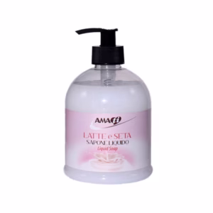 Sapone liquido - in dispenser - 500 ml - latte & seta - Amati