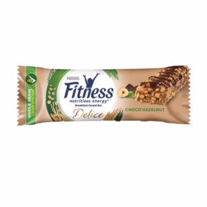 Barretta fitness al cioccolato al latte gusto nocciola - monoporzione da 22,5 gr - Nestlè