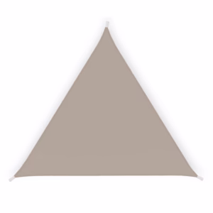 Tenda a vela triangolare ombreggiante - 3,6 x 3,6 x 3,6 m - tortora - Garden Friend