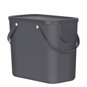 Pattumiera Albula - 25 L - grigio antracite - Rotho