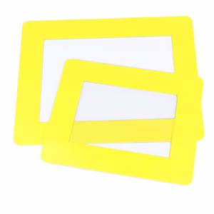 Segnaletica adesiva - da terra - "finestra" - 40,1 x 31,4 cm - Djois - conf. 10 pezzi